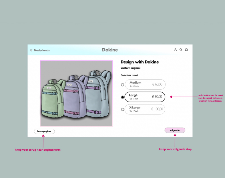 Dakine detail screen 1
