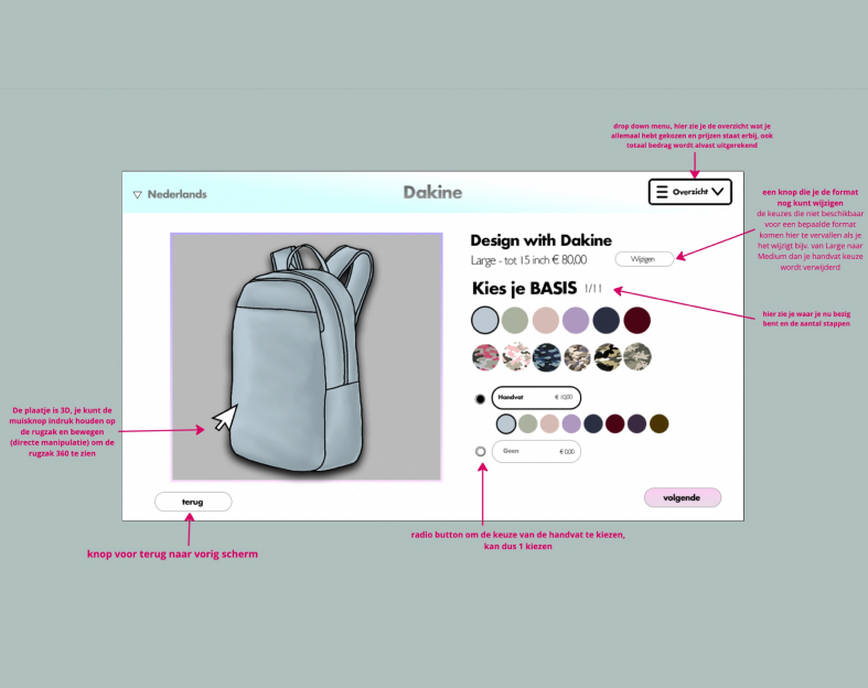 Dakine detail screen 2